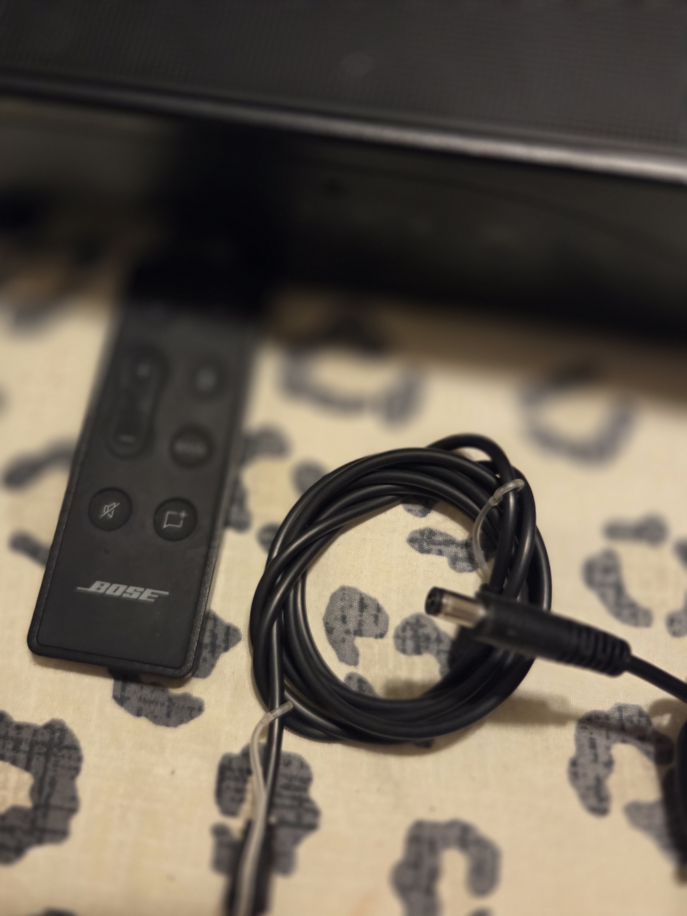Bose Remote and Power Cable Bundle - Black